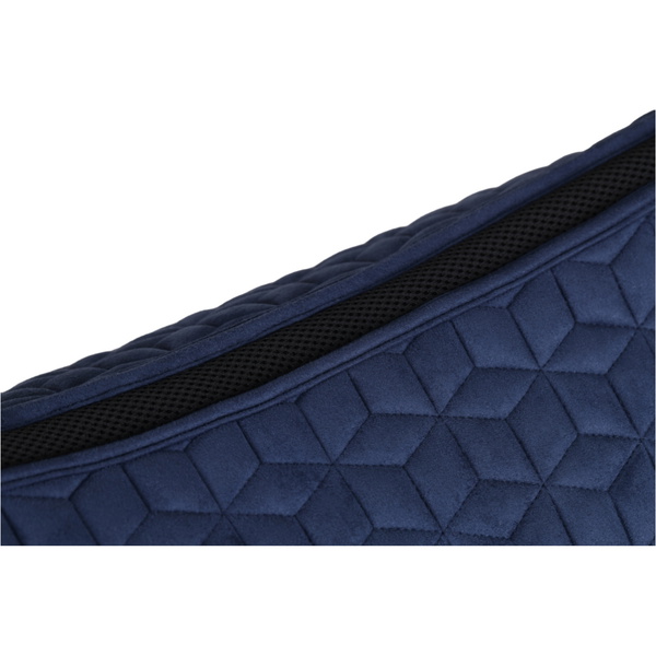 2026 WeatherBeeta Suede Elite Air-Tec Dressage Saddle Pad 1030346 - Navy